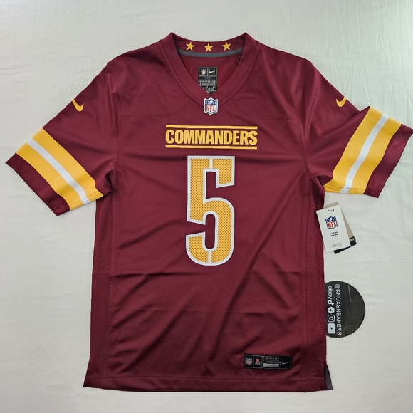 Jayden Daniels Nike Washington Commanders #5 Home Jersey Men’s Size XLarge